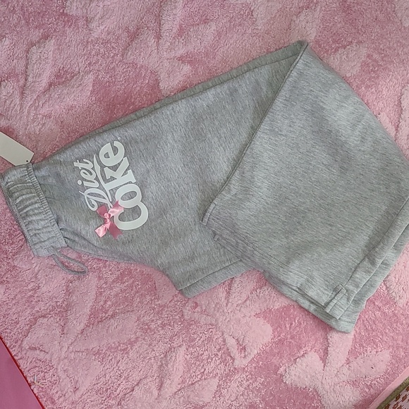 Coke Pants - Diet Coke Sweatpants 🎀 Boot Cut 🎀 Pink Bow 🎀 Viral 🎀